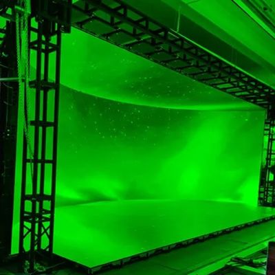 ผนังถ่ายทำในร่ม 3D Immersive Screen HD 7680Hz Black XR Virtual Production Studio
