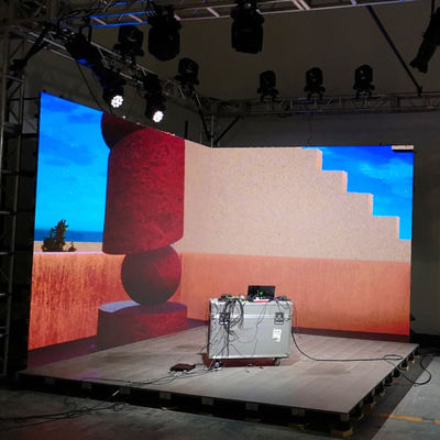 P1.57 P1.87 P2.5 จอแสดงผล LED แบบสมจริงความสว่างต่ำและเทคโนโลยีสีเทาสูง