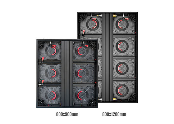 Outdoor P10mm ติดตั้งถาวร 800x1200mm ตู้อลูมิเนียมกันน้ำ LED Display สำหรับ Outdoor Street Led Display