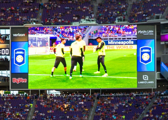 กันน้ำกลางแจ้งเต็มรูปแบบ P4 P5 P6 P8 P10 หน้าจอแสดงผล LED ขนาดใหญ่กลางแจ้งพร้อมตู้อลูมิเนียมหล่อ