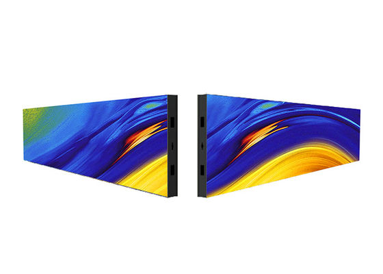 หน้าจอโฆษณาดิจิตอลซุปเปอร์มาร์เก็ตบางเฉียบ P1.56 P1.95 P2.5 gob จอแสดงผล LED ชั้นวางขอบ