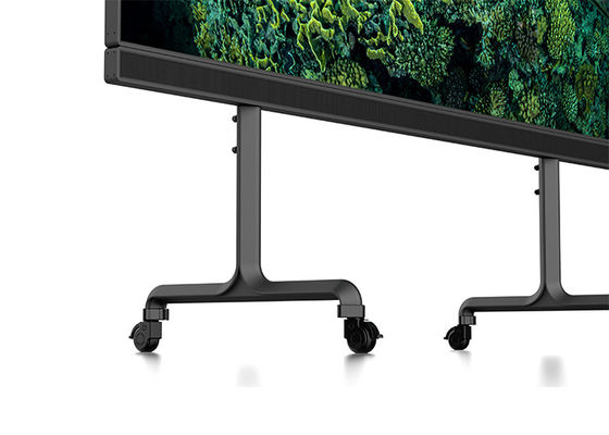 2023 ดีไซน์ใหม่ 4k Ultra Thin Full Color Interactive Smart Led Conference Machine P1.56 หน้าจอแสดงผล LED TV แบบ All-in-one
