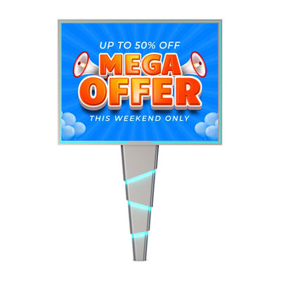 การติดตั้งง่าย 8000nits IP65 p6 โป้โฆษณาภายนอก LED เหล็ก