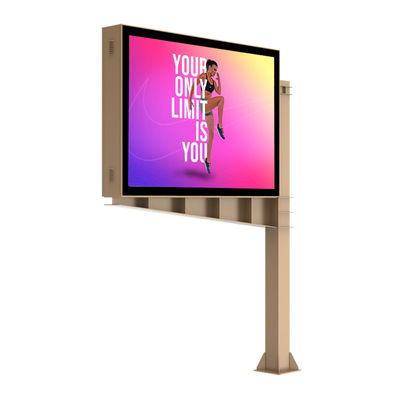 P6 8000nits การออกแบบแบบสูงแบบพิเศษ IP65 กันน้ํา led screen โบลบอร์ดโฆษณาภายนอก