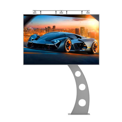 IP65 กันน้ํา p6 8000nits โครงการโฆษณาเหล็กจอดิจิตอล