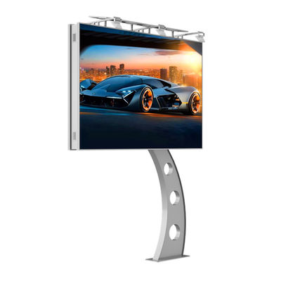 IP65 กันน้ํา p6 8000nits โครงการโฆษณาเหล็กจอดิจิตอล