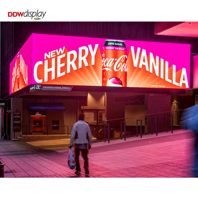 โครงการโฆษณา แผ่น LED โครงการโฆษณาพาณิชย์ P6.67 โครงการโฆษณาภายนอก LED โครงการโฆษณาเต็มสี 8000cd / sqm 960*960mm