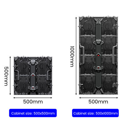 P3.91 ดิสเพจ LED ที่เช่าเวที มีความถี่ในการเปลี่ยนกรอบ 50/60hz และความสว่าง 800cd/m2