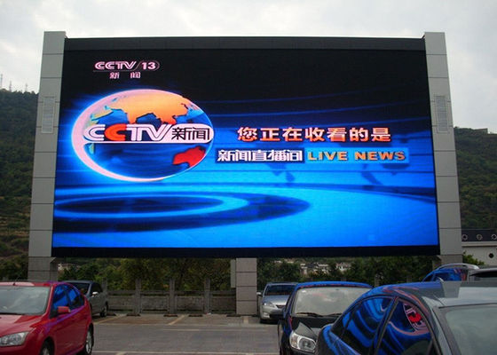 P8 SMD3535 10000pixels / sqm ป้ายโฆษณา LED Billboard 200W