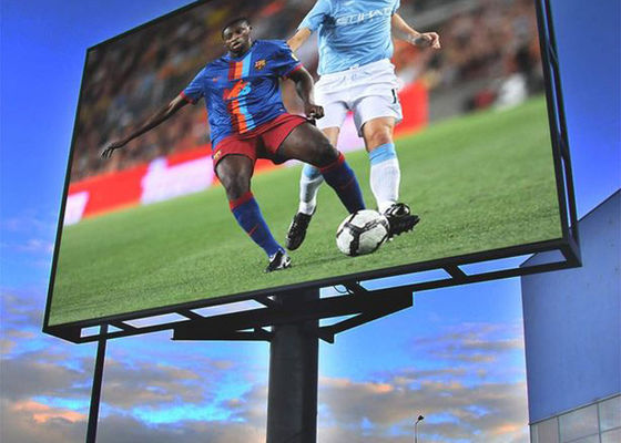 P8 SMD3535 10000pixels / sqm ป้ายโฆษณา LED Billboard 200W