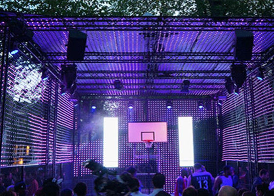 HD สีเต็ม ความคิดสร้างสรรค์ Led แสดง P4 ภาพยนตร์ SMD วิดีโอผนังขนาดเล็ก 4mm ขว้าง พิก เซล