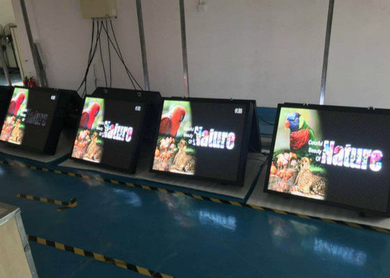 การบำรุงรักษาด้านหน้าสองหน้าจอ LED P4mm พร้อมคณะรัฐมนตรีเปิดด้านหน้า