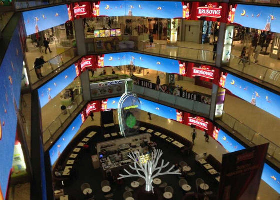 ด้านหน้าบริการสนามพิกเซลขนาดเล็กจอแสดงผล LED ป้ายโฆษณา 2 มม. พิกเซล