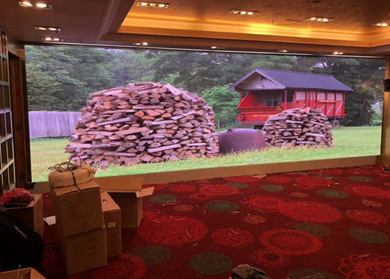 รีเฟรชสูง P1.667 หน้าจอ LED วิดีโอติดผนังทีวี, จอแสดงผล LED ความละเอียดสูง