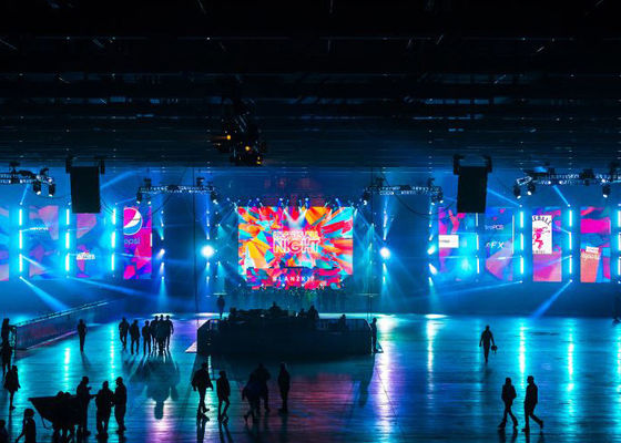 P4 จอแสดงผล LED เช่าจอแสดงผลความละเอียดสูงแบบ สีเต็ม 3 In1 SMD จอ LED เช่า