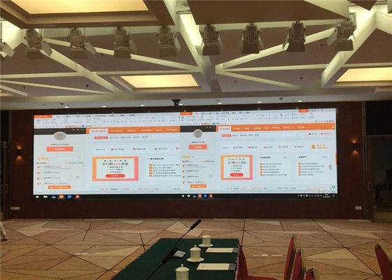 Ultra HD P1.923 จอแสดงผล LED ในร่มหน้าจอ LED ความสว่างสูงแบบ สีเต็ม