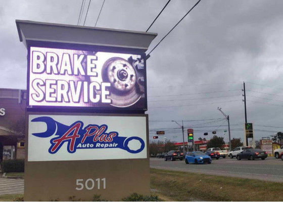 จอแสดงผล LED ด้านหน้าแบบสองทางเข้าถึงด้านนอก HD P4 พร้อมตู้เปิดด้านหน้า