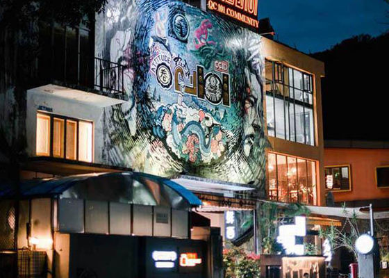 ความสว่างสูงใสผนังจอแสดงผล LED กำแพงวิดีโอ 10 มม. พิกเซล ขว้าง 5000คืนs