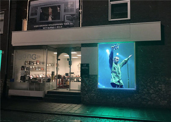 จอแสดงผล LED แบบโปร่งใสน้ำหนักเบาความสว่าง 5000 คืนs ออกแบบ PCB พิเศษ