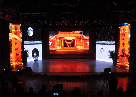ฉากหลังเวทีจอแสดงผล LED สีเต็ม แสดง ในร่ม P2.9 พร้อมอัตรารีเฟรช 4000Hz