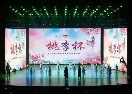 จอแสดงผล LED สีเต็ม สีเต็ม ในอาคารแสดงโฆษณาเชิงพาณิชย์