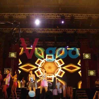 P4 IP31 400w จอแสดงผล LED สีเต็มในร่ม 2000nits