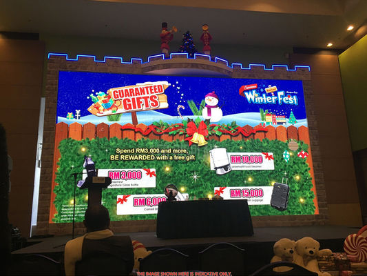 MIR-3.91128 * 128dot 1000nits จอแสดงผล LED ให้เช่าในร่ม SMD2121