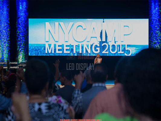 กิจกรรมสาธารณะ SMD2020 840nits จอแสดงผล LED ให้เช่าในร่ม P3.91.0