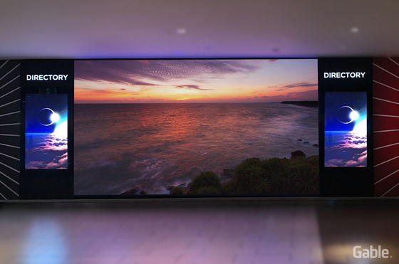 5500cd / m2 P10 Full Color Led Billboard 290W / m2 ตู้เหล็กเหล็ก