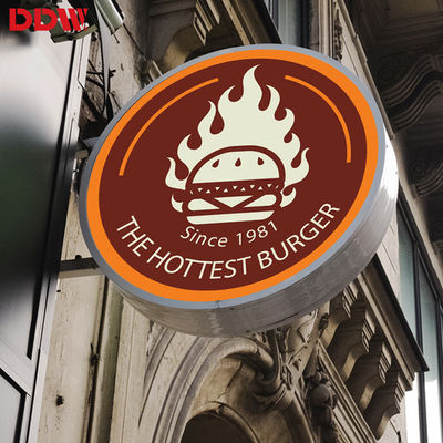 ป้ายไฟ LED ทรงกลมกลางแจ้ง P4.68, การแสดงโลโก้แบบวงกลม