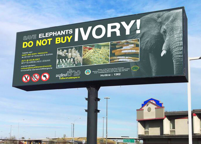 จอแสดงผล LED โฆษณาเชิงพาณิชย์คงที่กันน้ำกลางแจ้ง P4 P5 P6.6 P8 P10