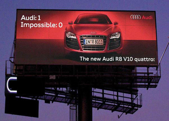 จอแสดงผล LED สีเต็ม LED กลางแจ้งสุดสดใส DIP346 P20 พร้อมการสแกนแบบคงที่ติดตั้งง่าย