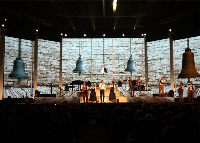 SMD2121 P3.91 เวทีหน้าจอ LED ป้ายโฆษณา LED ในร่มการประหยัดพลังงาน