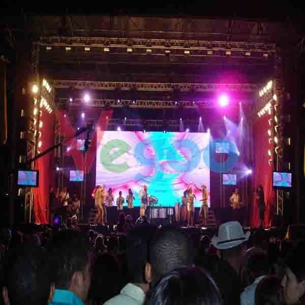 P4 IP31 400w จอแสดงผล LED สีเต็มในร่ม 2000nits